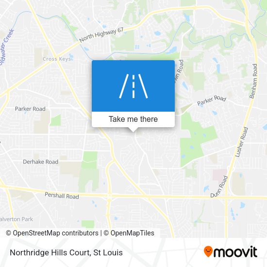 Northridge Hills Court map