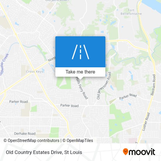 Mapa de Old Country Estates Drive