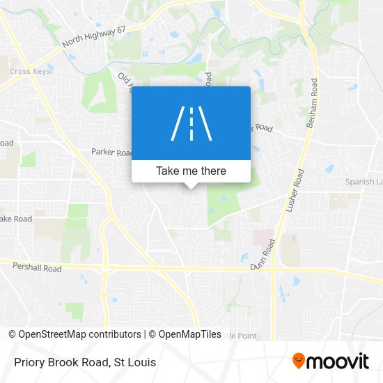 Mapa de Priory Brook Road