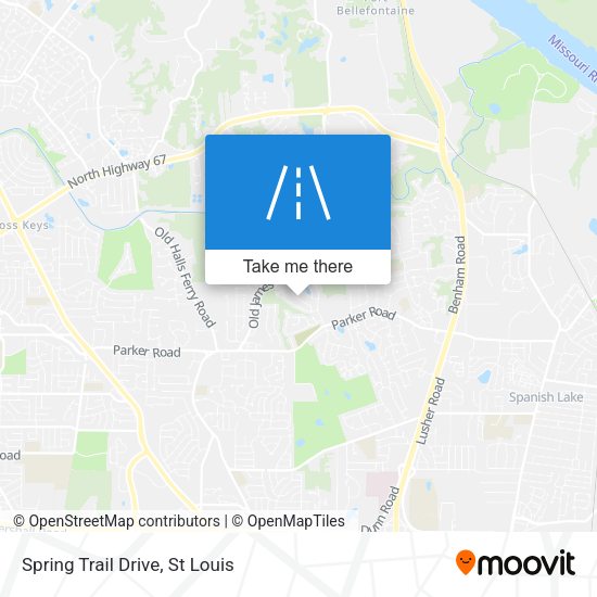 Mapa de Spring Trail Drive