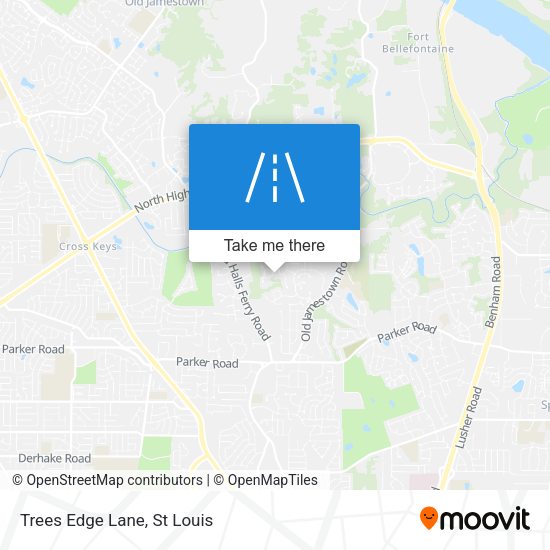 Mapa de Trees Edge Lane