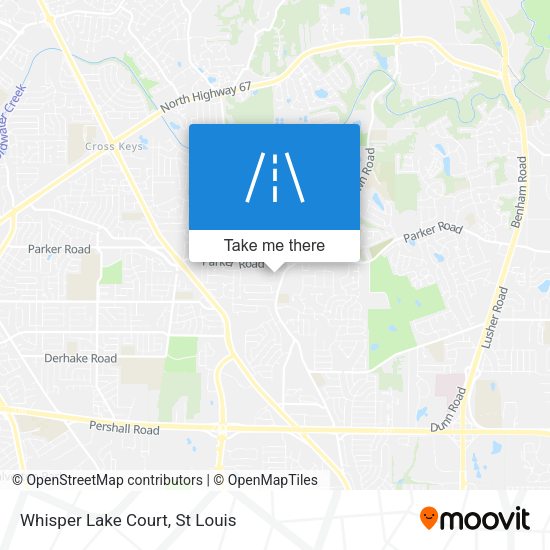 Whisper Lake Court map