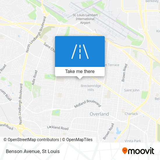 Mapa de Benson Avenue