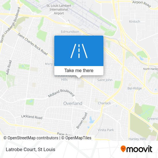 Latrobe Court map