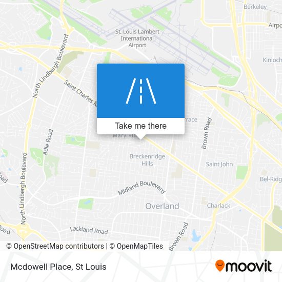 Mapa de Mcdowell Place