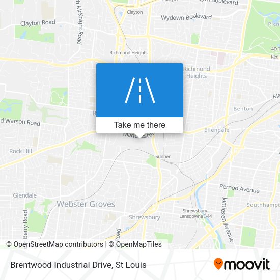 Mapa de Brentwood Industrial Drive