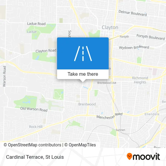 Cardinal Terrace map
