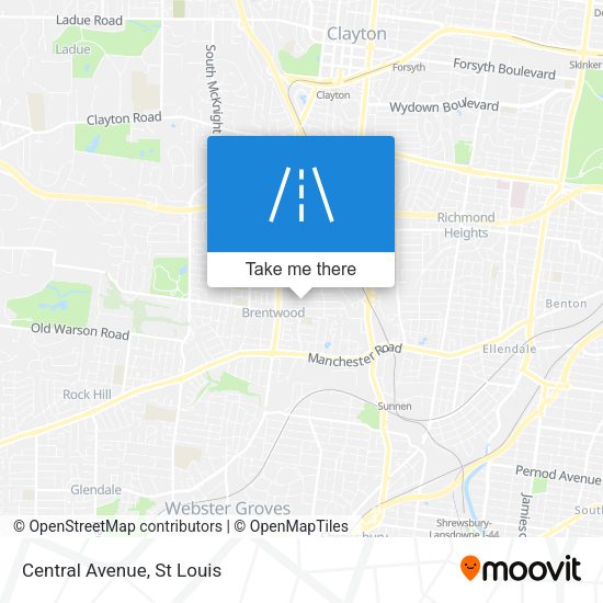 Mapa de Central Avenue