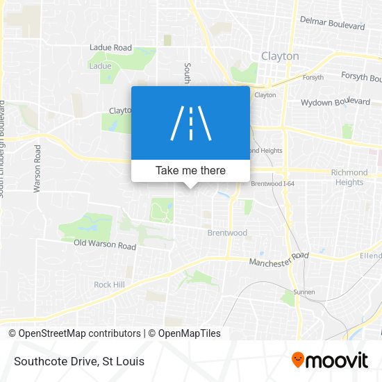 Mapa de Southcote Drive