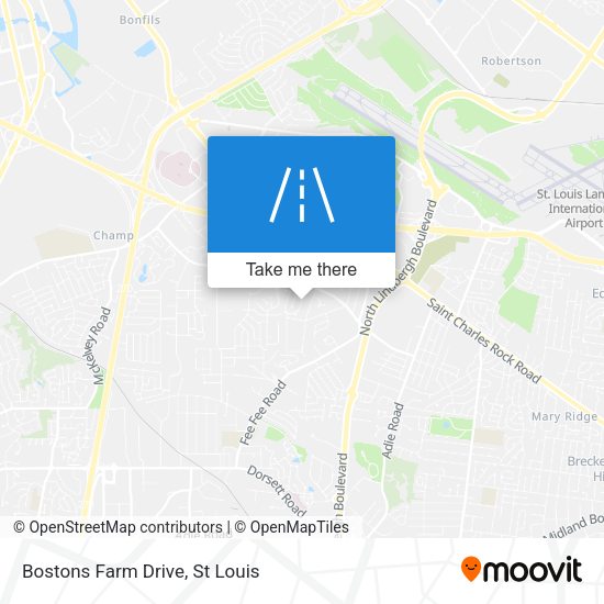 Mapa de Bostons Farm Drive