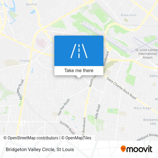 Bridgeton Valley Circle map