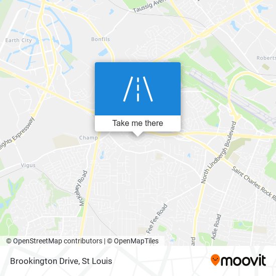 Brookington Drive map