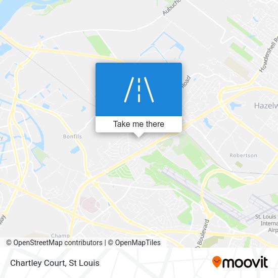 Mapa de Chartley Court