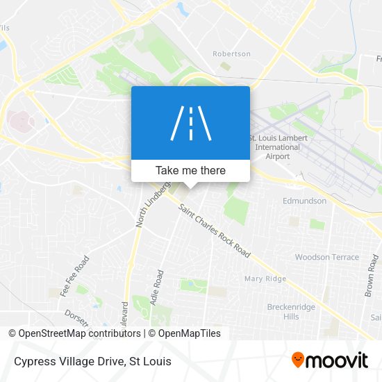Cypress Village Drive map