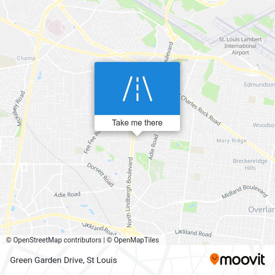 Green Garden Drive map