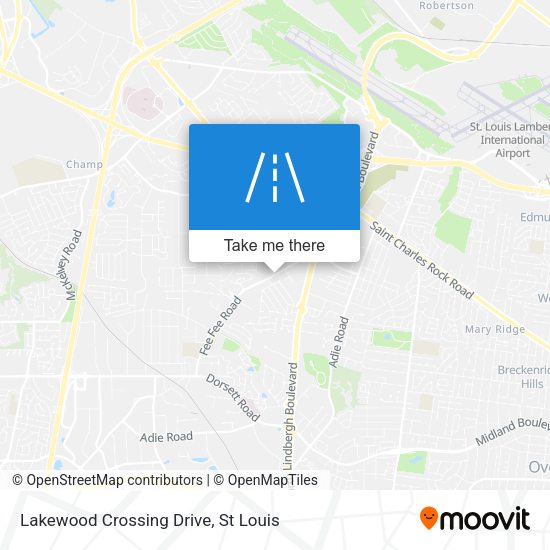 Mapa de Lakewood Crossing Drive