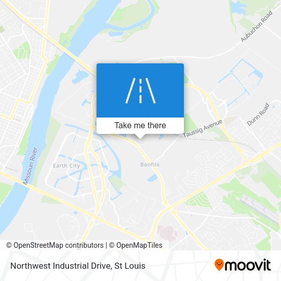 Mapa de Northwest Industrial Drive