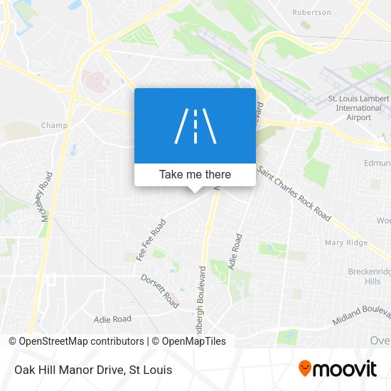 Oak Hill Manor Drive map