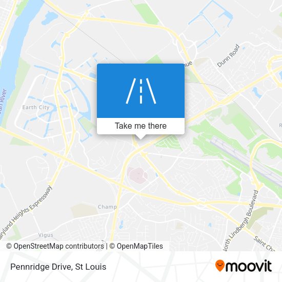 Mapa de Pennridge Drive