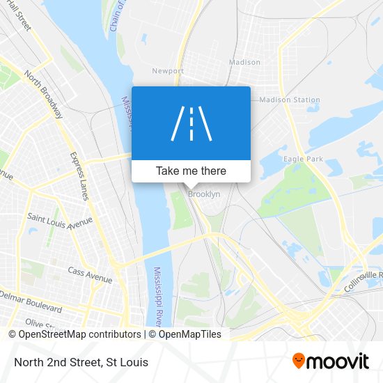Mapa de North 2nd Street