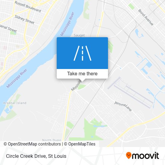 Circle Creek Drive map