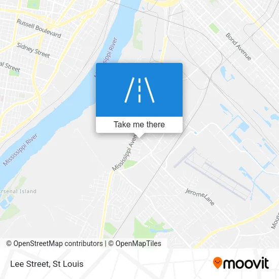 Lee Street map