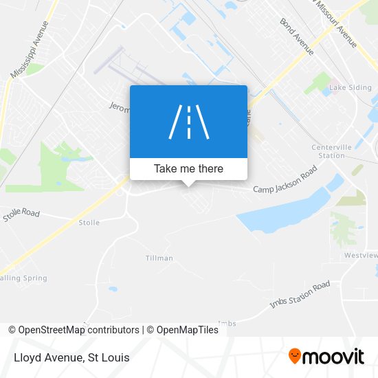 Mapa de Lloyd Avenue