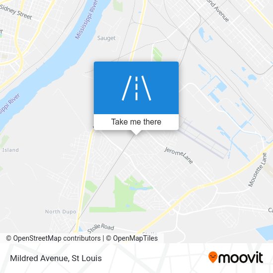 Mapa de Mildred Avenue