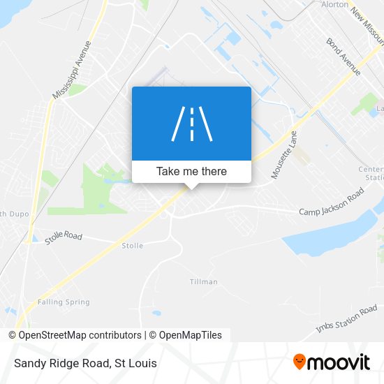 Mapa de Sandy Ridge Road