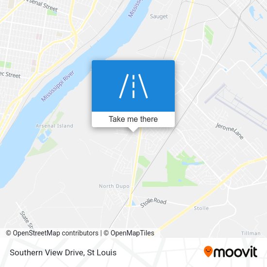 Southern View Drive map