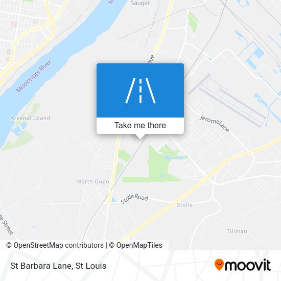 Mapa de St Barbara Lane