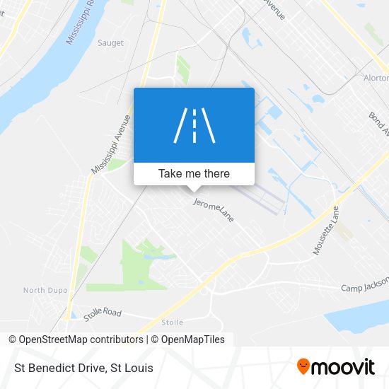Mapa de St Benedict Drive