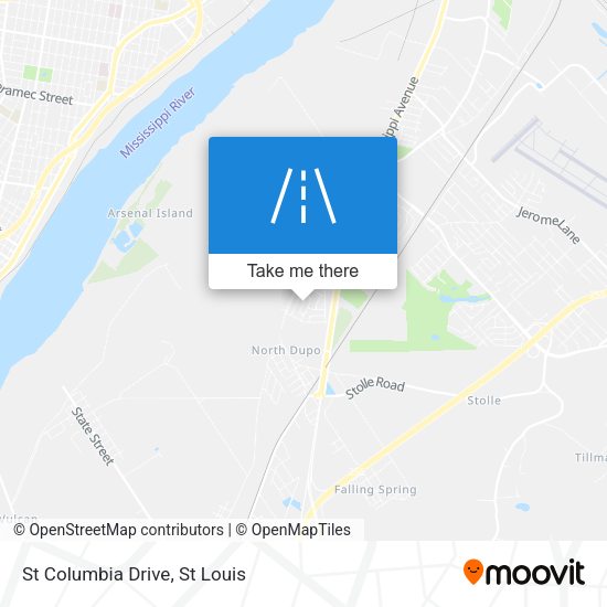 Mapa de St Columbia Drive
