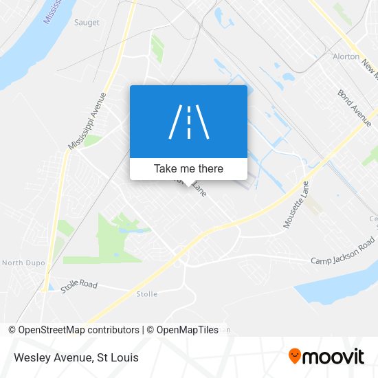 Mapa de Wesley Avenue