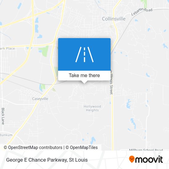 George E Chance Parkway map