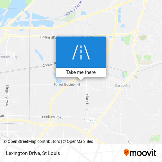 Lexington Drive map