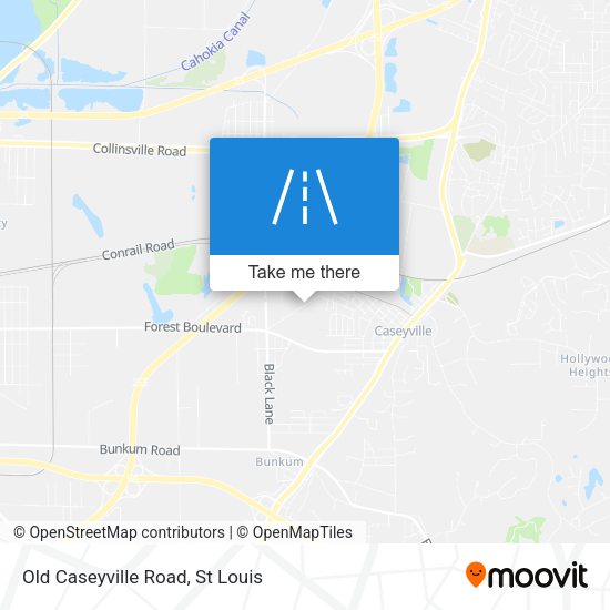 Mapa de Old Caseyville Road