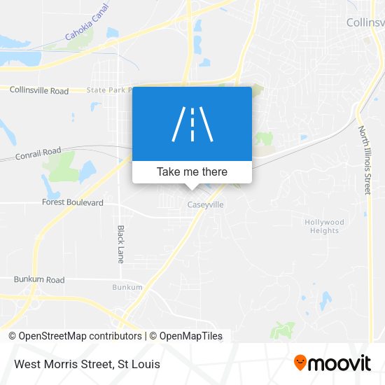 Mapa de West Morris Street