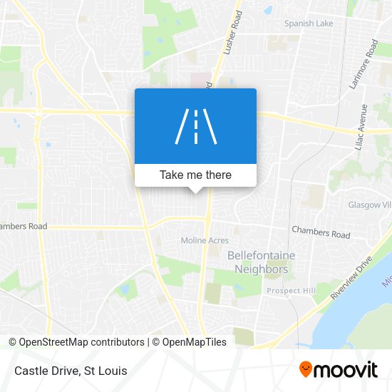 Mapa de Castle Drive