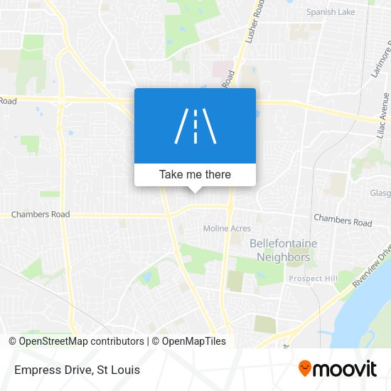 Mapa de Empress Drive