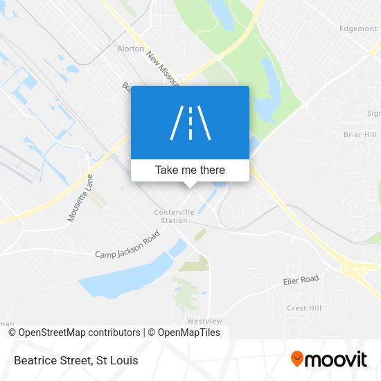 Mapa de Beatrice Street