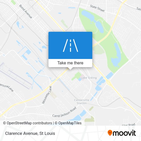 Mapa de Clarence Avenue