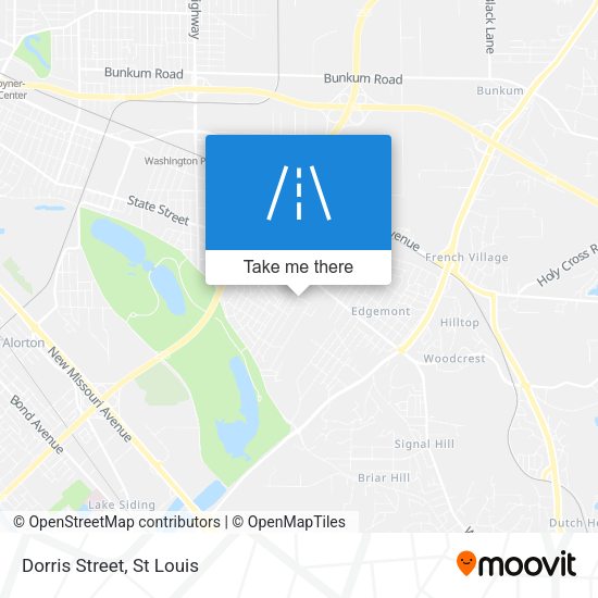 Mapa de Dorris Street