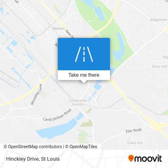 Hinckley Drive map