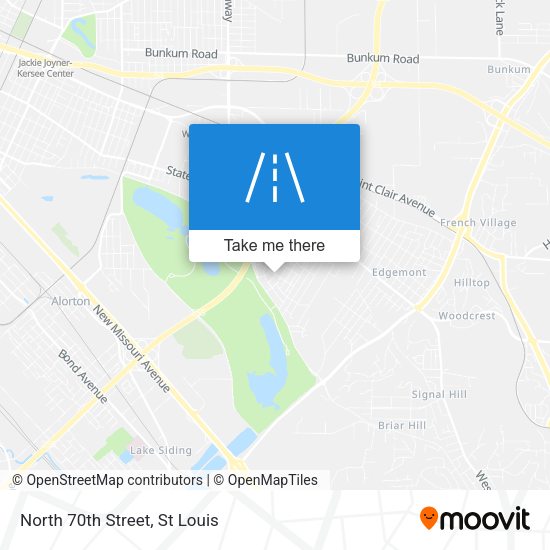Mapa de North 70th Street