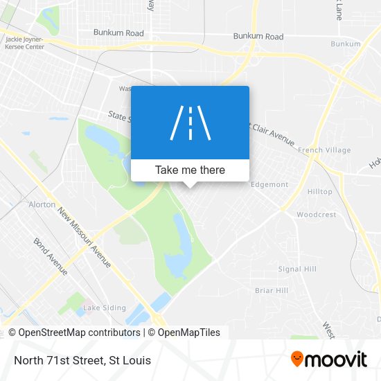 Mapa de North 71st Street