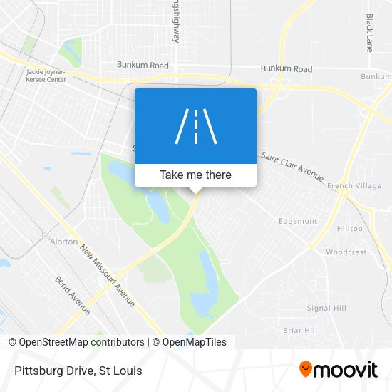 Mapa de Pittsburg Drive