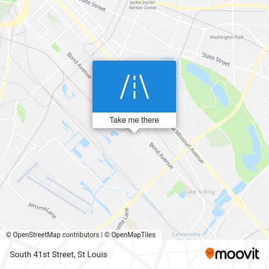 Mapa de South 41st Street