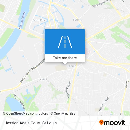 Mapa de Jessica Adele Court