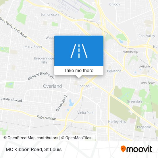 Mapa de MC Kibbon Road